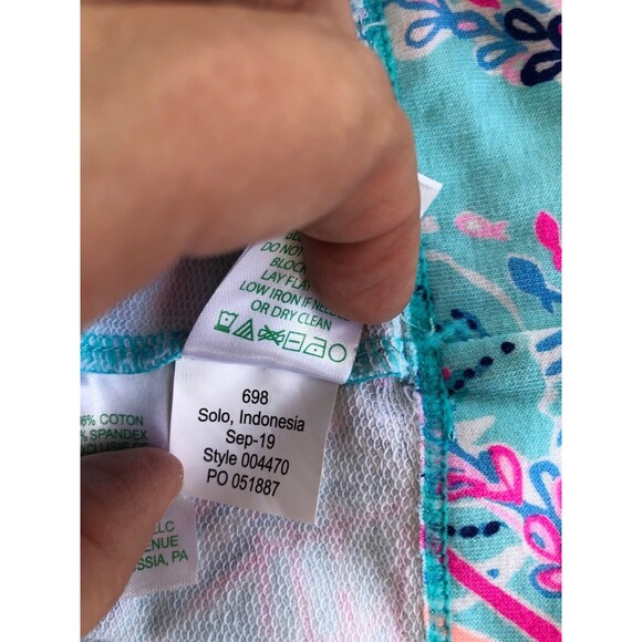 Lilly Pulitzer Harper Shift Dress Bayside Blue Under The Moon Small - Picture 15 of 15